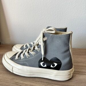 PLAY Comme des Garçons Converse High-Top Canvas Sneakers